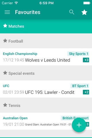 Sports on TV screenshot 4