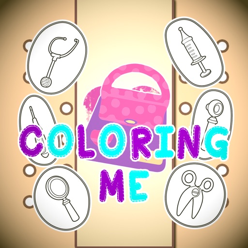 Finger Coloring Game For Kids Doctor Toy Version Icon