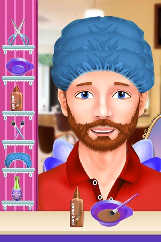 Celebrity Beard Salon Crazy girls games screenshot 4