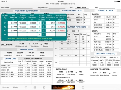 Oil Well Data screenshot 4