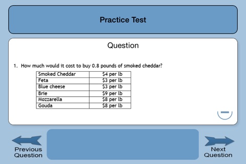 Common Core State Standards® Grade 6 Math Practice Test screenshot 3