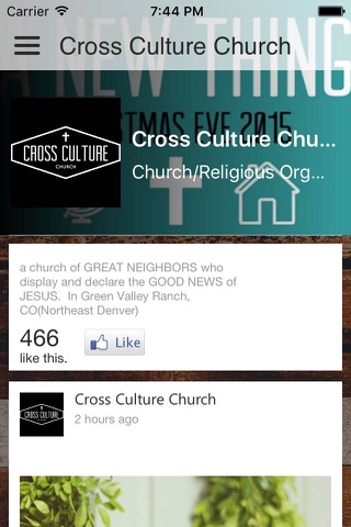 Cross Culture Church - CO screenshot 2