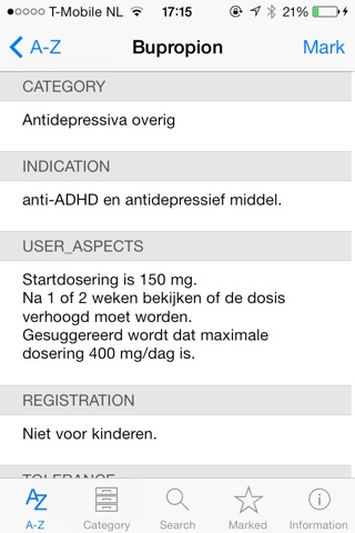 Formularium voor de kinder- en jeugdpsychiatrie screenshot 3