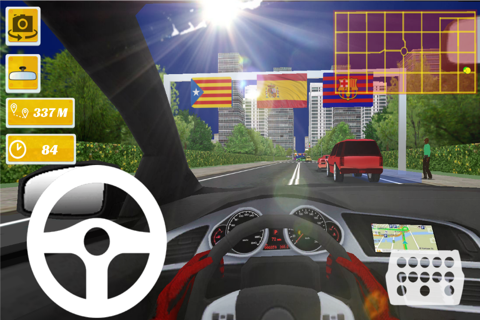 Taxi Driver - Spain Barcelona City 3D screenshot 2