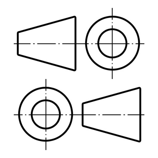 Orthographic Projection Icon