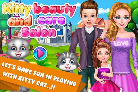 kitty Cat beauty and care salon - Crazy Pets salon animal games for babies screenshot 2