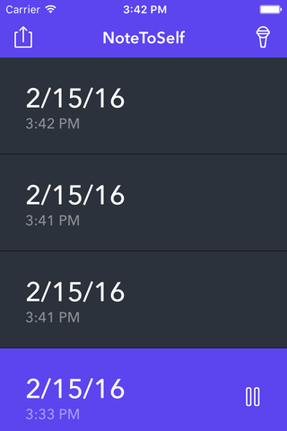 NoteToSelf Recorder screenshot 4