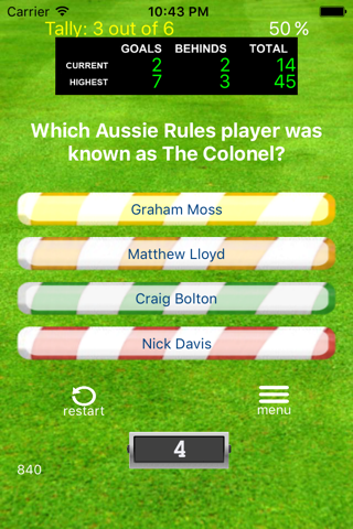 Oz Trivia - AFL screenshot 3