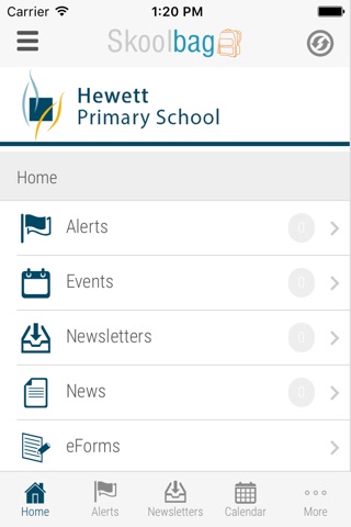 Hewett Primary School - Skoolbag screenshot 2