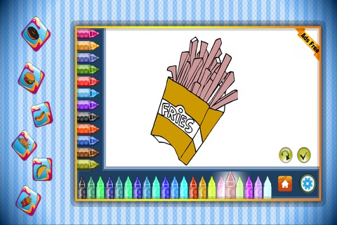 Coloring Book FastFood screenshot 4