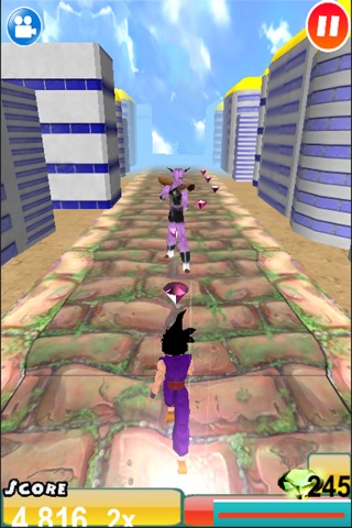 3D Super Saiyan Evolution Battle Run- Unofficial Dragon Ball Edition: With Goku, Piccolo, Gohan & Vegeta screenshot 3