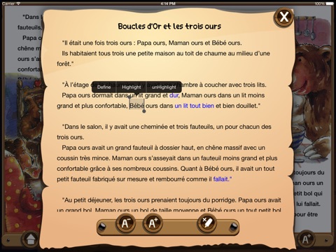 Boucles d'Or screenshot 4