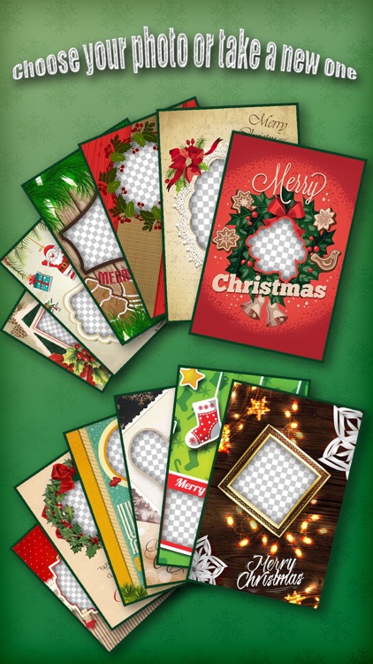 Christmas Photo Collage & Cards Maker Pro - Mail Thank You & Send Wishes with Greeting Quotes Stickers