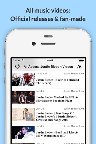 All Access: Justin Bieber Edition - Music, Videos, Social, Photos, News & More! screenshot 3