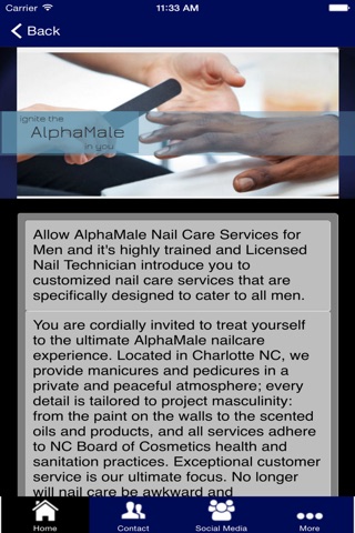 AlphaMale Nail Care Services screenshot 2