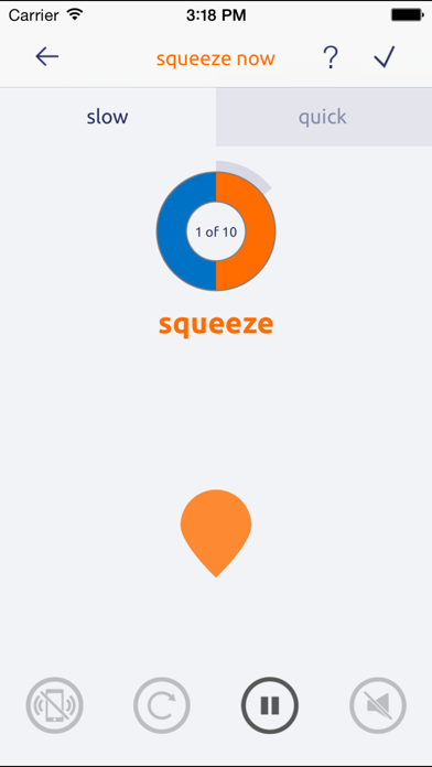 Squeezy for Men - the NHS Physiotherapy App for Pelvic Floor Muscle Exercises Screenshot 2