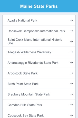 Maine National Parks & State Parks screenshot 2