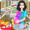 Pregnant Mom Washing Dishes girls games