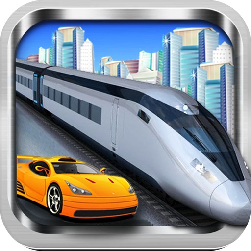 Bullet Train vs Car Racing : Lightning and Amazing Speed Experience icon