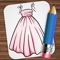 With How to Draw: Evening Dresses you can learn how to draw Anime Dress, Elsa Dress, Anna Dress