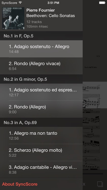 Beethoven Cello Sonatas - SyncScore