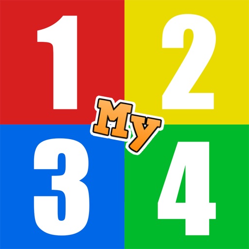 My 1234 Number and Color for Kid Preschooler Kindergarten