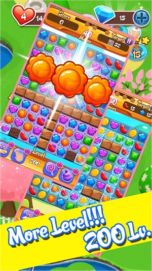 Candy Garden Blitz - Connect sweet fruits line & link sugar (圖1)-速報App