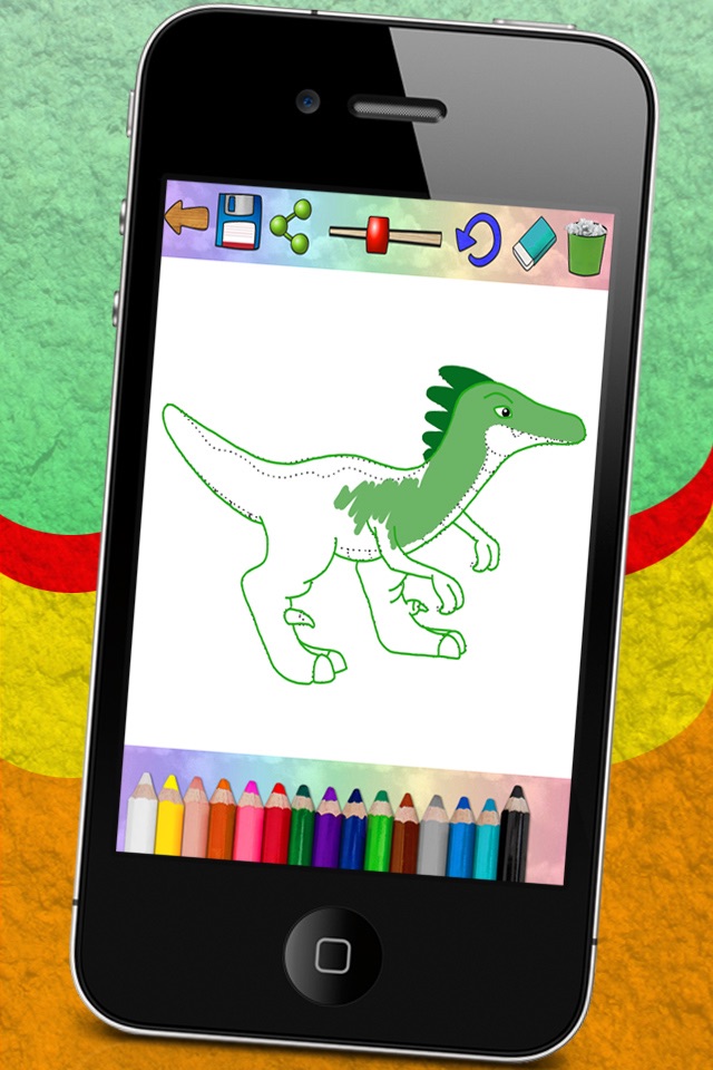 Connect and paint dinosaurs screenshot 4