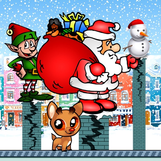 Christmas Elf, Santa Claus, Reindeer and Snowman Gift Adventure icon