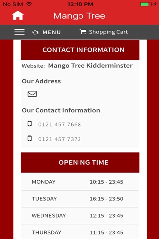 Mango Tree, Kidderminster screenshot 4