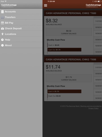 Cash Advantage for iPad screenshot 3