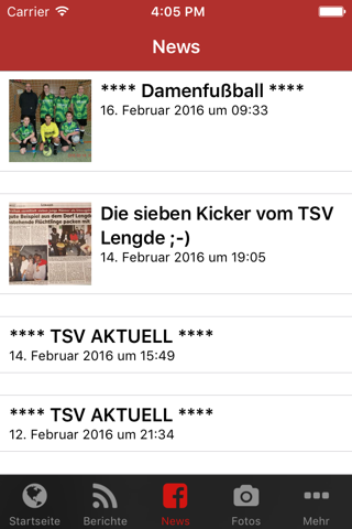 TSV Lengde e.V. screenshot 3
