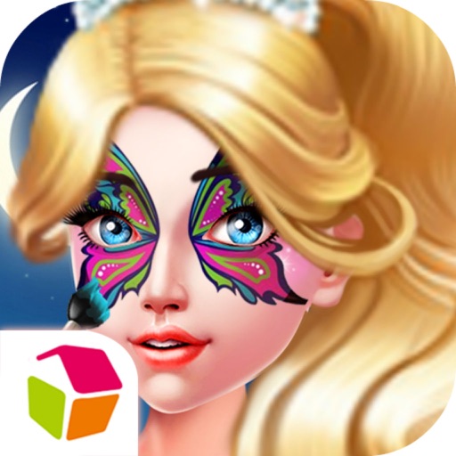 Crown Princess Candy Painting - Fashion Girl, Face Graffiti