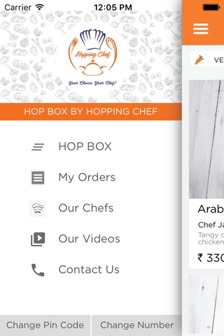 Hopping Chef App screenshot 2