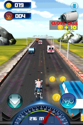 Moto Racing 3D-city car racing racer game screenshot 2