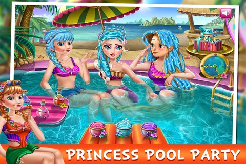 Princess Pool Party Game screenshot 3