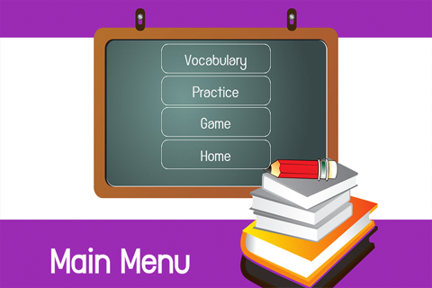 Learn English Vocabulary Lesson 4 : Learning Education games for kids and beginner Free screenshot 2