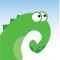 Hasty Hardy is a friendly dinosaur who loves to run around collecting diamonds
