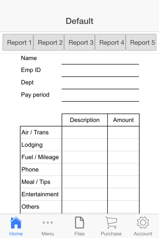 Expense Reimburse Log screenshot 3