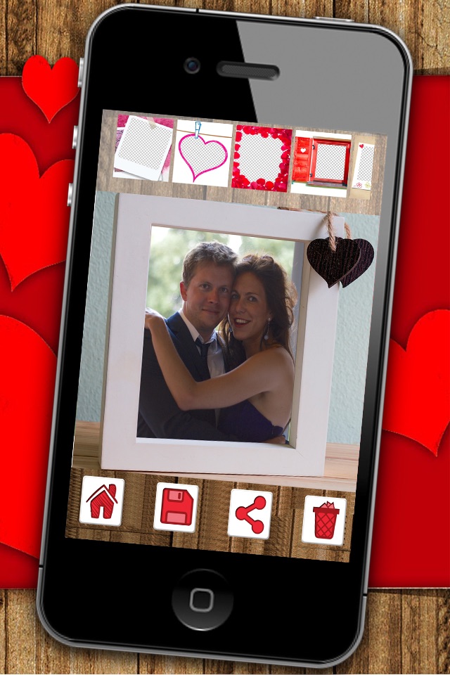 Editor love frames - romantic images to frame your beautiful photos screenshot 2