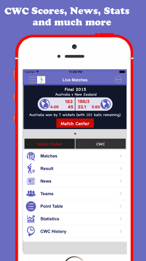 World Cup T20 Schedule Edition - CWC(圖1)-速報App