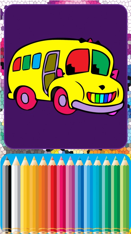 My ABC Cartoon School Bus Coloring Games for Kids
