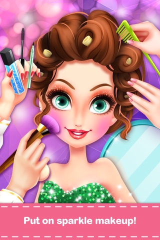 Homecoming Queen Beauty Salon- A Magic Makeover High School Prom Game screenshot 2