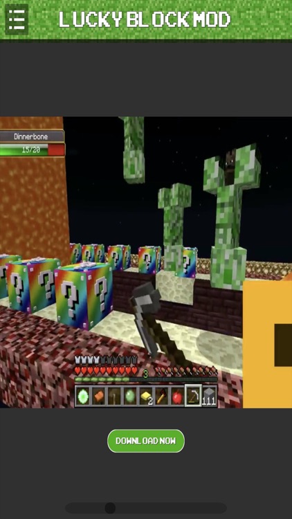 CRAZY LUCKY BLOCK MOD FOR MINECRAFT PC EDITION screenshot-3