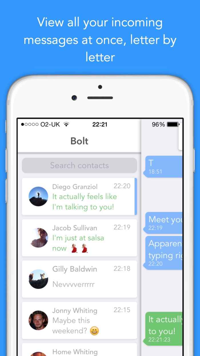 Bolt - Real time live messaging