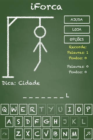 iForca - Hangman in Portuguese screenshot 2