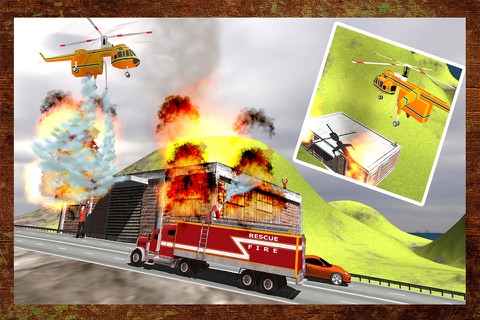 Emergency Fire Rescue Helicopter Pilot Simulator 2016 screenshot 4