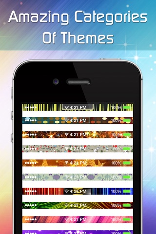 Cool Colorized Status Bar Effects & Designs - Colorful Wallpapers and Backgrounds for Home & Lock Screen screenshot 2