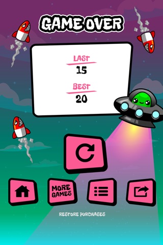 Moo.F.O - The alien cow-theft & rocket dodging game! screenshot 2