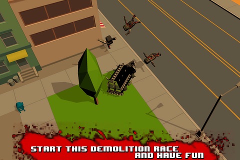 Zombie Smashy Death Race 3D Full screenshot 4